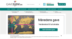 Desktop Screenshot of gavesjov.dk